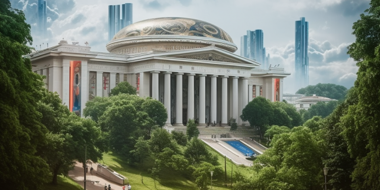 Utópisztikus Magyar Nemzeti Múzeum a mesterséges intelligencia szerint