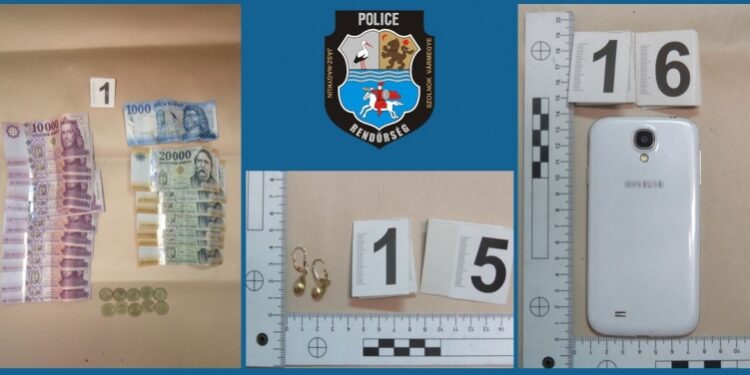 Rendőrség letartóztatta a jászsági tolvajt, aki az udvarban megbújva rabolt ki házakat